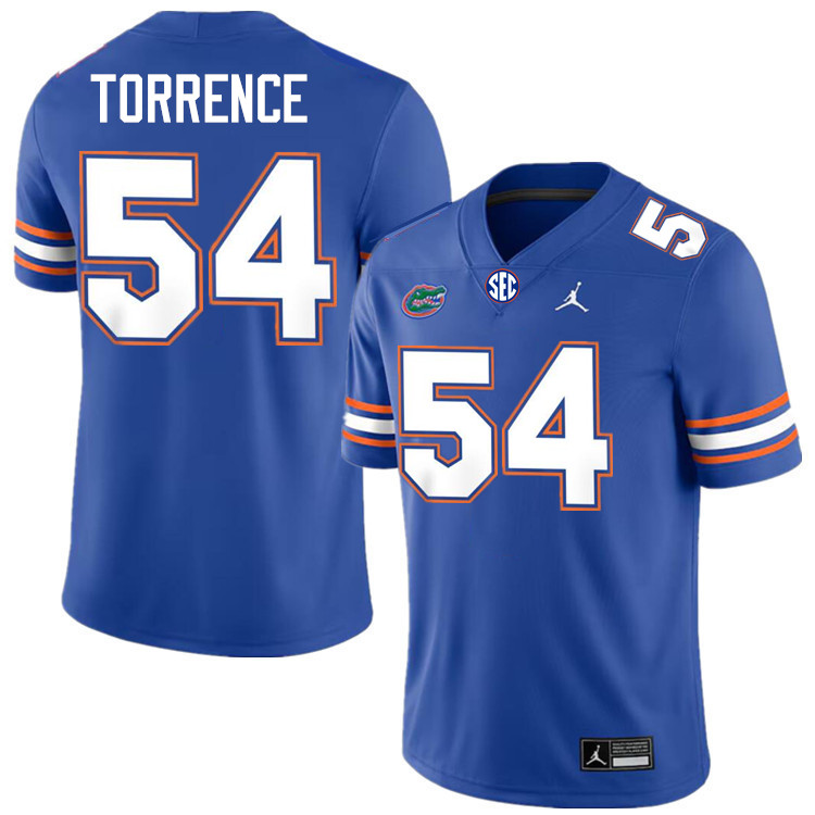 O'Cyrus Torrence Florida Jersey,Florida Gators #54 O'Cyrus Torrence Jersey Youth Uniforms-Royal